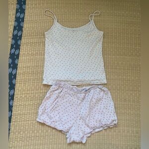 Brandy Melville floral bloomer and tanktop